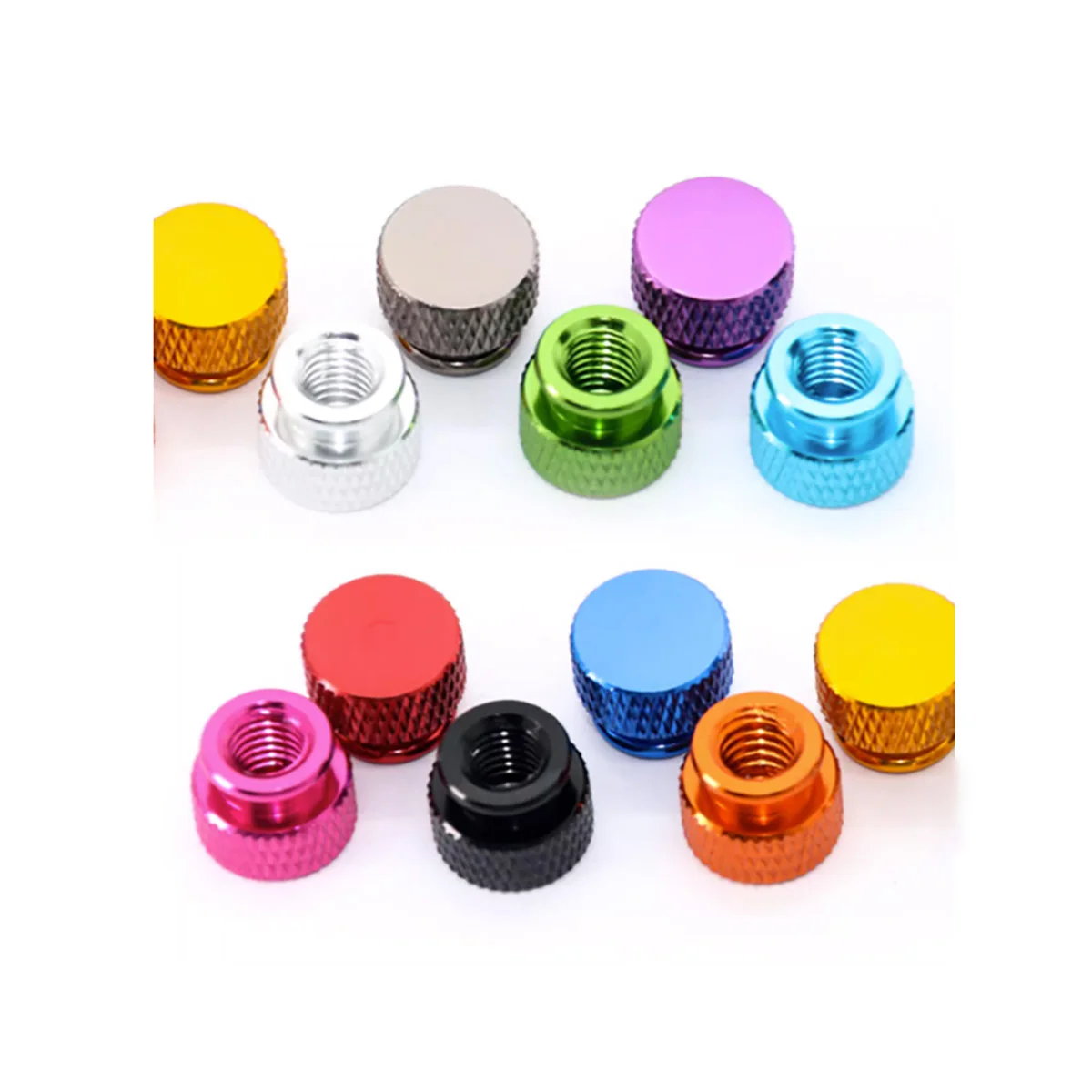 Aluminum Alloy Hand Nut / Computer Case Fixing  Knurled  Nut M3~M6