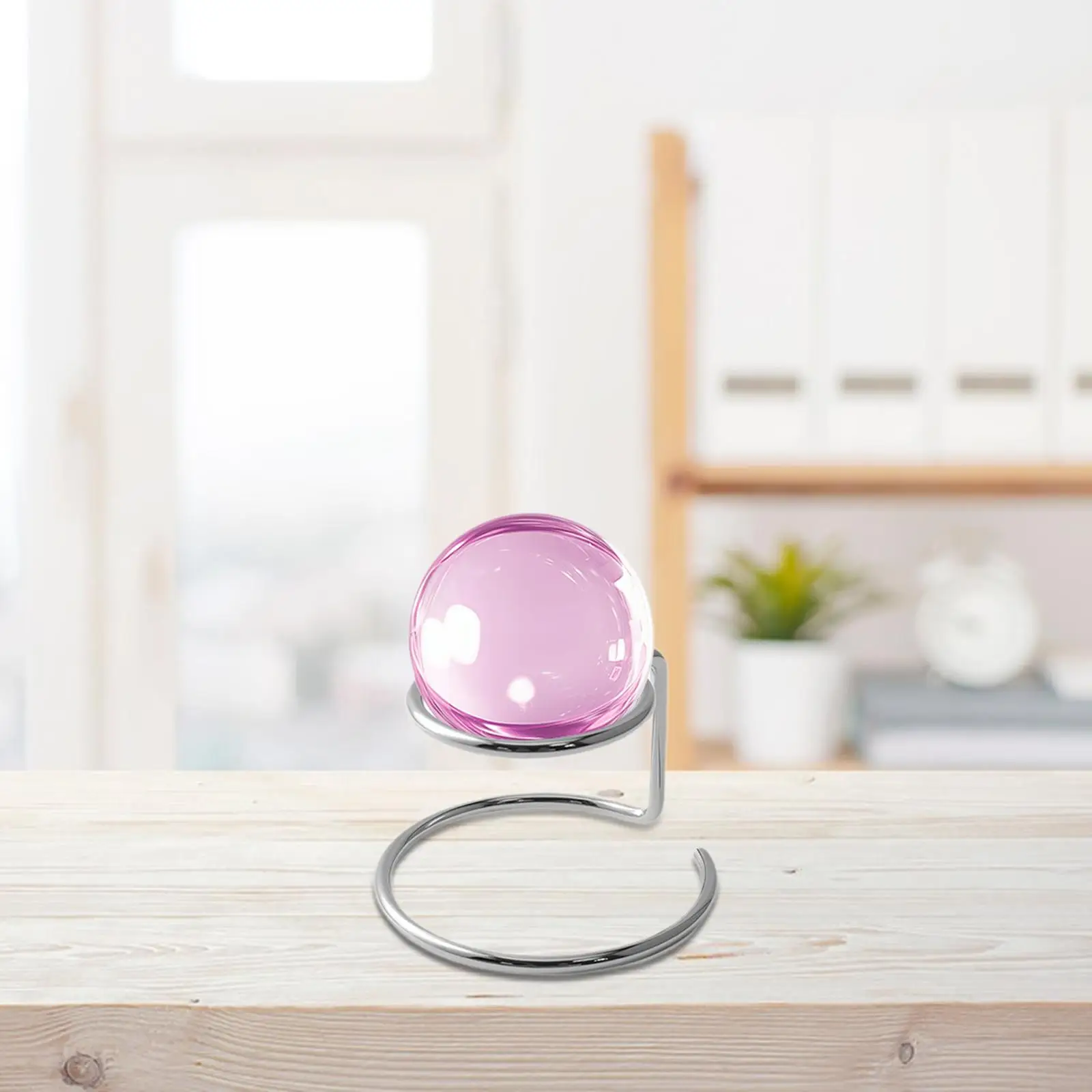 Crystal Ball Display Stand Lensball Base Multipurpose Photo Props Crystal Ball Holder for Desk Apartments Hotel Bookshelf