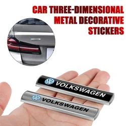 3D Metal Trunk Side Fender Emblem Badge Sticker Decals For Volkswagen VW Golf 7 Mk7 Touran Up New Polo Jetta Passat  GTI Tiguan