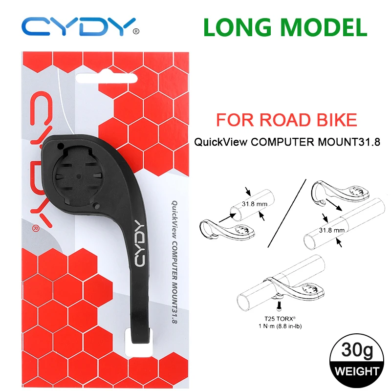 CYDY Bicycle Computer Holder Extend Mount For Garmin Edge XOSS IGPSPORT gps stand Road MTB Bike Handlebar 31.8mm cycling support