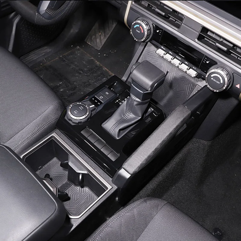 

For Toyota Tacoma 2024-2025 ABS Black Car Gear Shift Panel Cover Decorative Interior Car Accessories