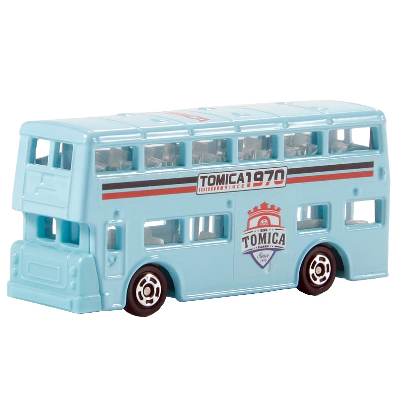 Takara Tomy Aisa Tomica No.90 London Bus Cars Hot Pop 1:64 Car Alloy Toys Motor Vehicle Diecast Metal Model for Children