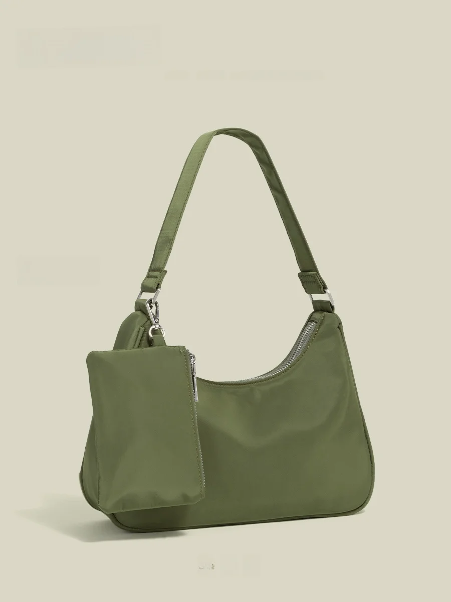 

Casual Nylon Underarm Bag Women's Large Capaci Commuter Single oulder Bag New 2025 Moon ape Faionable Tote Bag