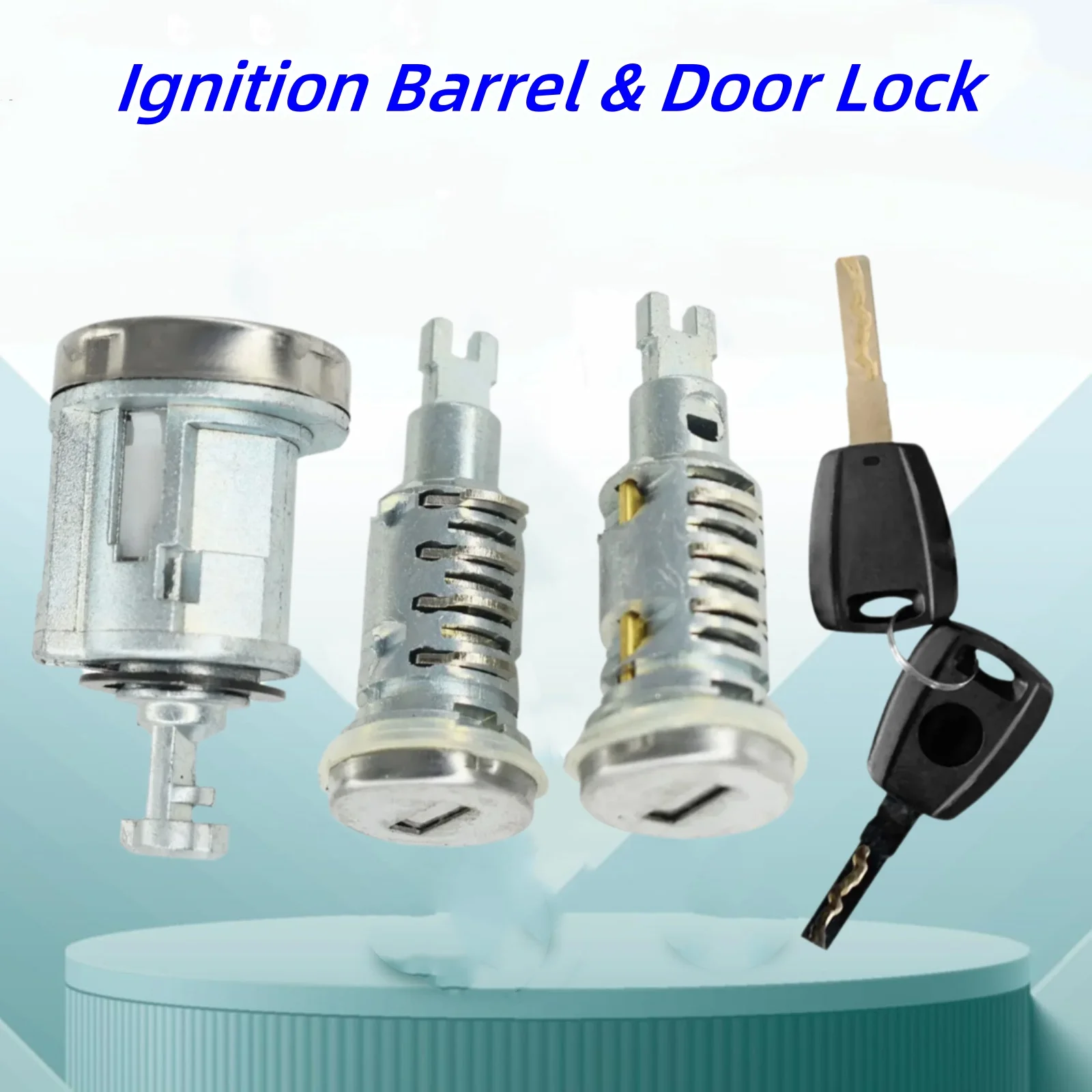 

For Fiat Ducato Citroen Relay Peugeot Boxer 2006-On Ignition Barrel & Door Lock With 2 Keys Automotive Replacement Part