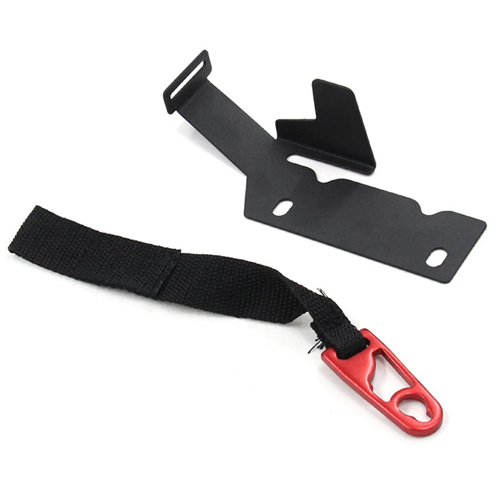 Rear Seat Quick Latch Release Kit Red Silver Rear Seat Release Belt With Buckle Adjustable Strap for Ford F150 Raptor F250 F350