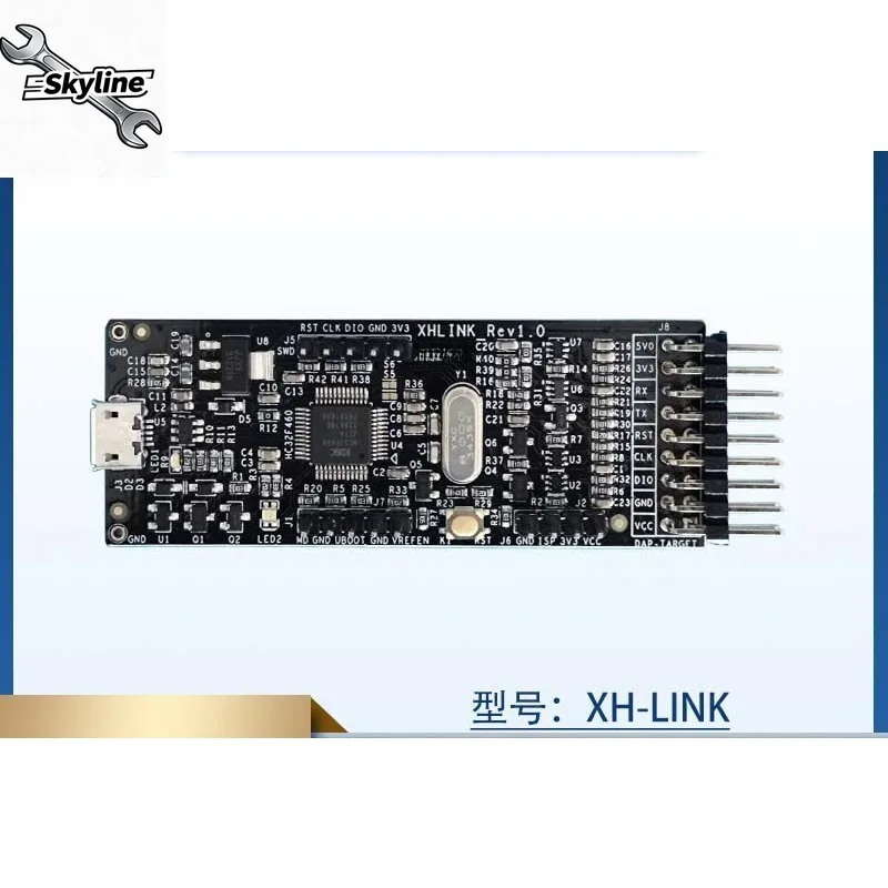 MCU Programmer Debugger Downloader Support HC32 Series Chip Firmware Burning Debug DIY Electronic Development Parts