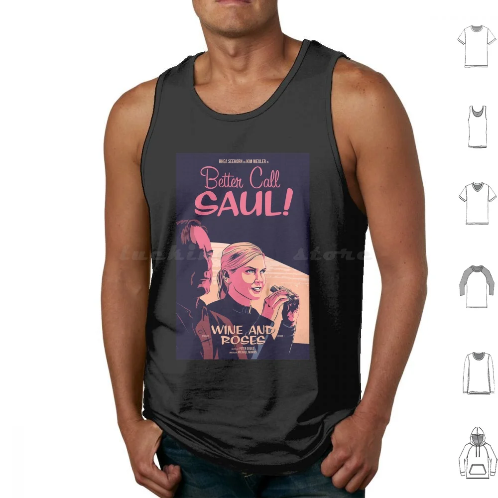 Better Call Saul Wine And Roses Tank Tops Vest Sleeveless Attorney Attorney At Law Better Call Saul Funny Lawyer Law Lawyer