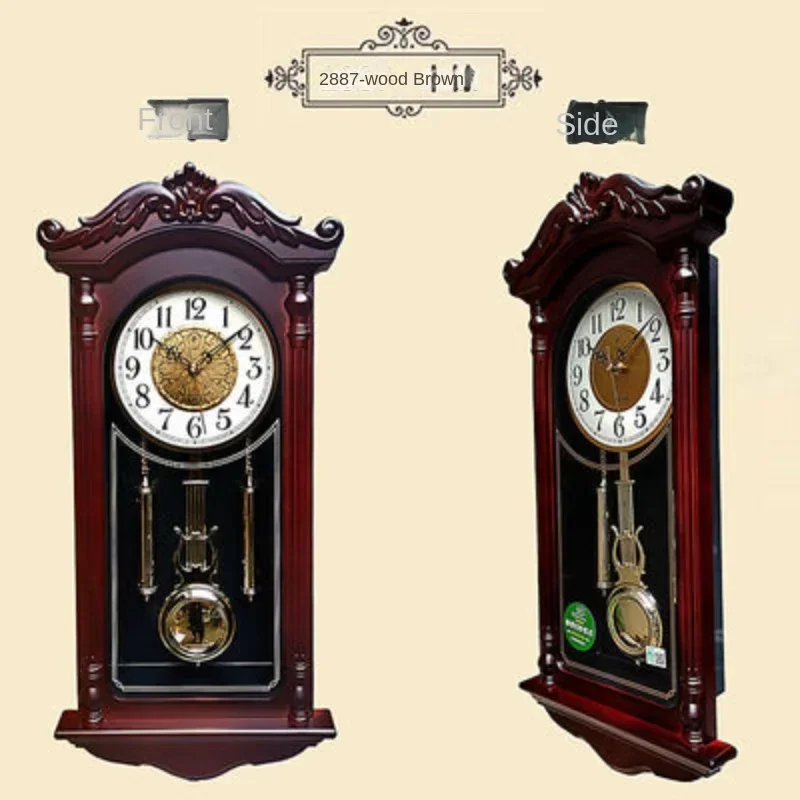 Relojes  pared  péndulo gran Para sala  estar,  mara  lujo, Retro, silencioso, oscilante, Vintage, Relol Para Casa