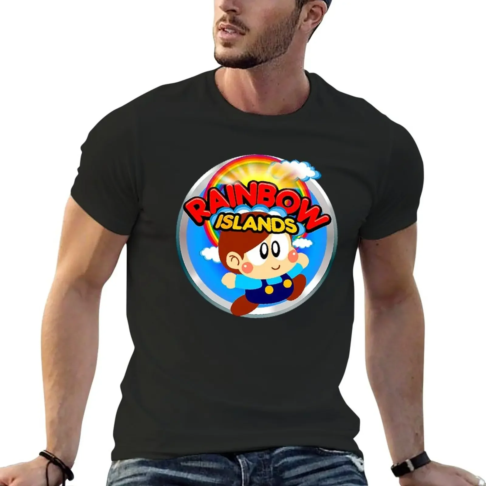 

New Rainbow Islands T-Shirt oversized t shirt oversized t shirts anime clothes mens graphic t-shirts