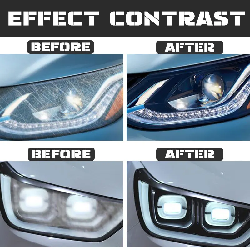 Lamp Renovation Agent Auto Headlight Headlamp Polish Restoration Long Lasting Protection Oxidation Liquid for Car XG-8