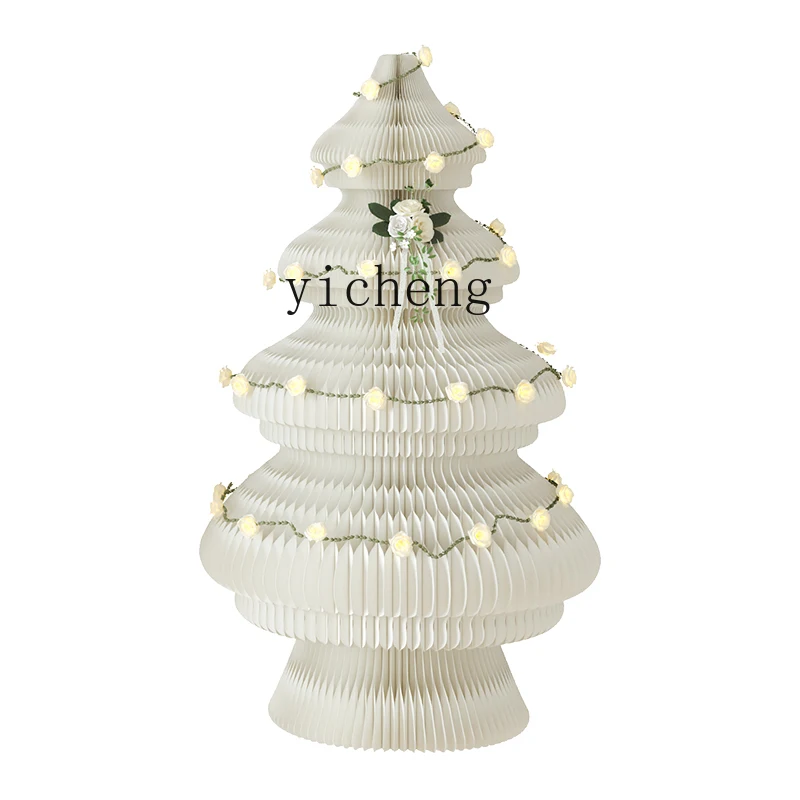 ZK Decoration Christmas Tree Large Decoration Commercial Light-Emitting Christmas Tree Foldable Storage Lightweight