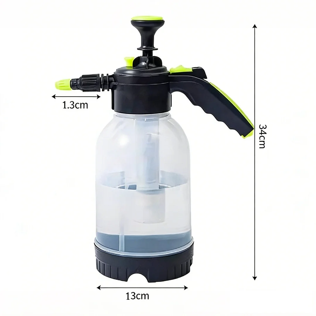 2L Handpumpen-Wassersprüher mit zwei Sprühmodi, pneumatischer Schaumkanone für Autowäsche, Schneesprühflasche, Fensterreinigung – Detail 9