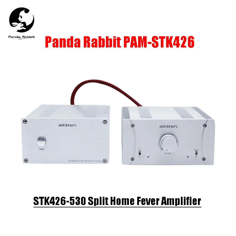 

Panda Rabbit 2025 Latest 2X100W Thick Film STK426-530 Split Home Fever Amplifier High Power Bluetooth 5.0 Desktop HIFI