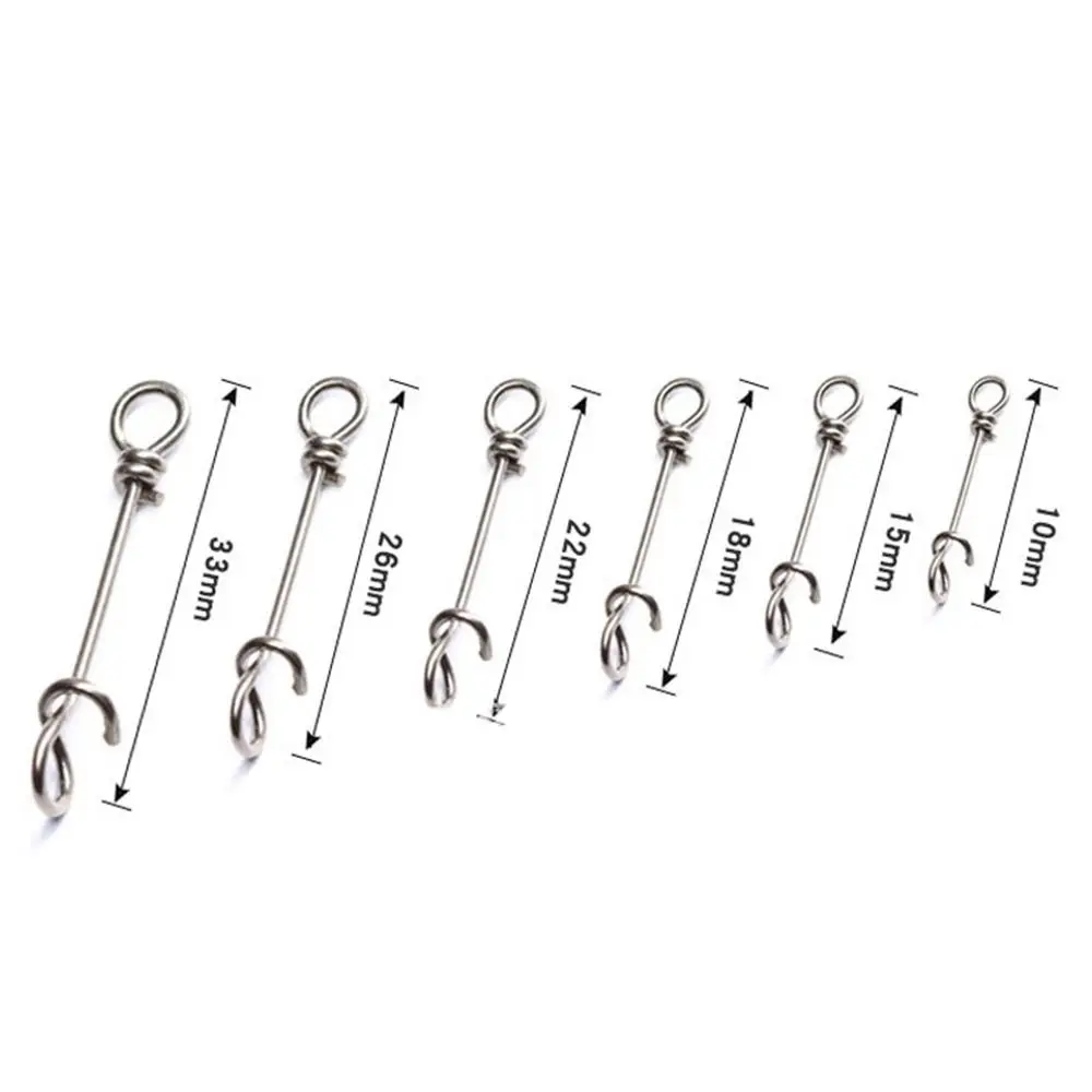 Fastach Clips giratorios de acero inoxidable - conexión rápida para pesca - imagen 2