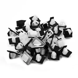 50Pcs Exterior Side Moulding Rub Bumpstrip Lower Door Trim Clips For Fiat For Ducato Interior Accessories Auto Fastener
