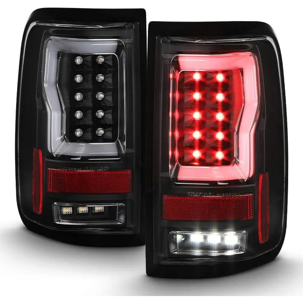 - For 2004-2008 Ford F150 LOBO Styleside Black Housing LED Tube Tail Lights Brake Lamps Driver & Passenger Side