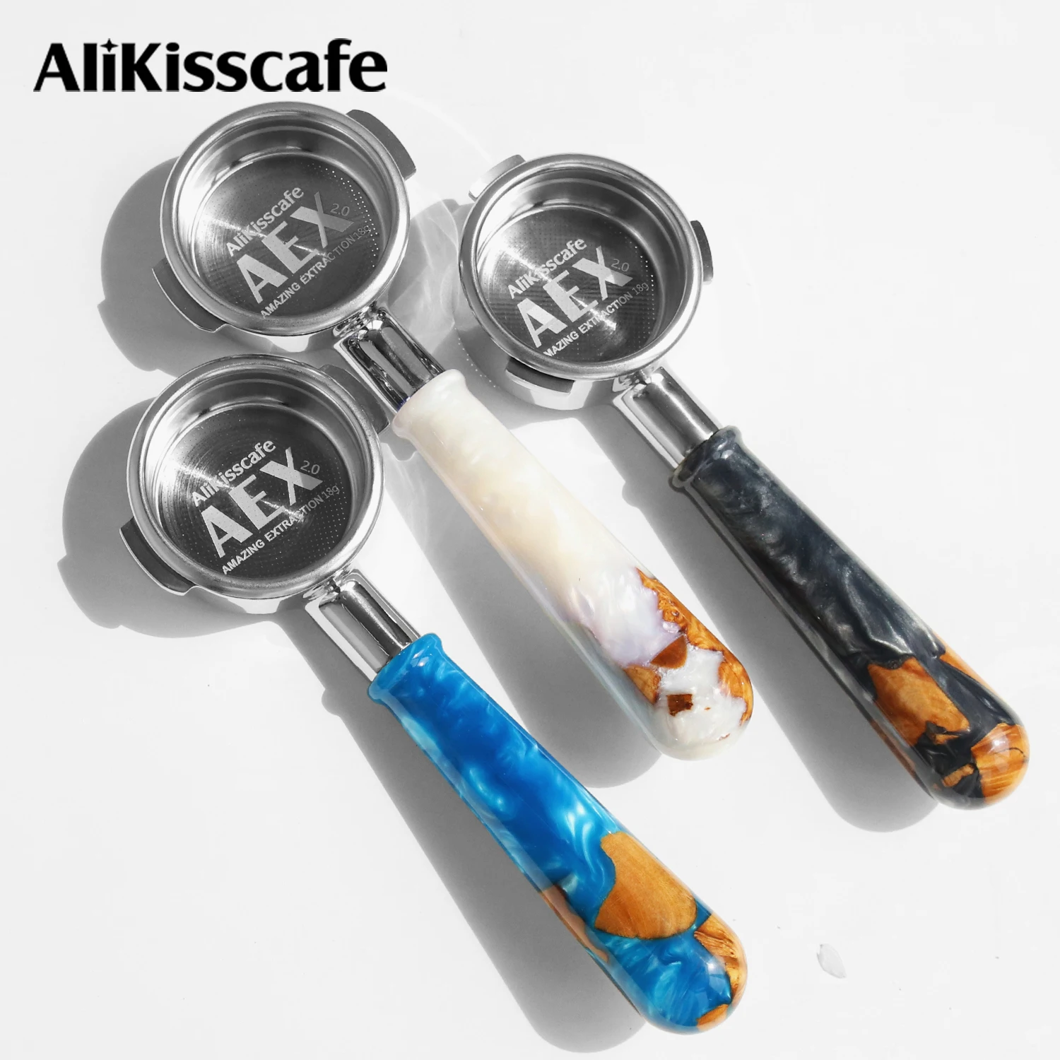 AliKisscafe Coffee Bottomless Portafilter Naked 58mm For Gaggia E61 Hibrew Breville Espresso Machine Accessories Barista Tools