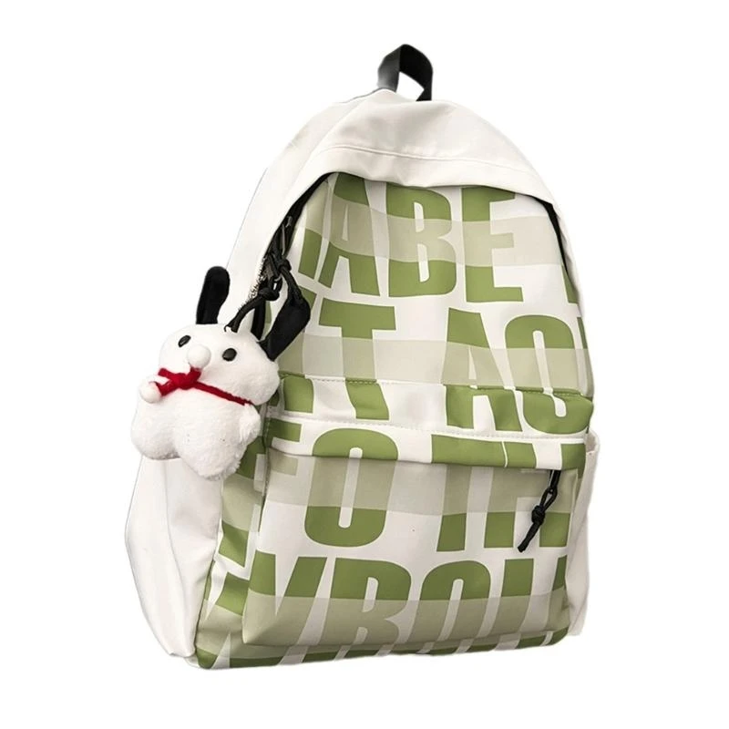 

F19F Travel School Bag Nylon Backpack Casual Rucksacks Daypack Suitable for Teenagers