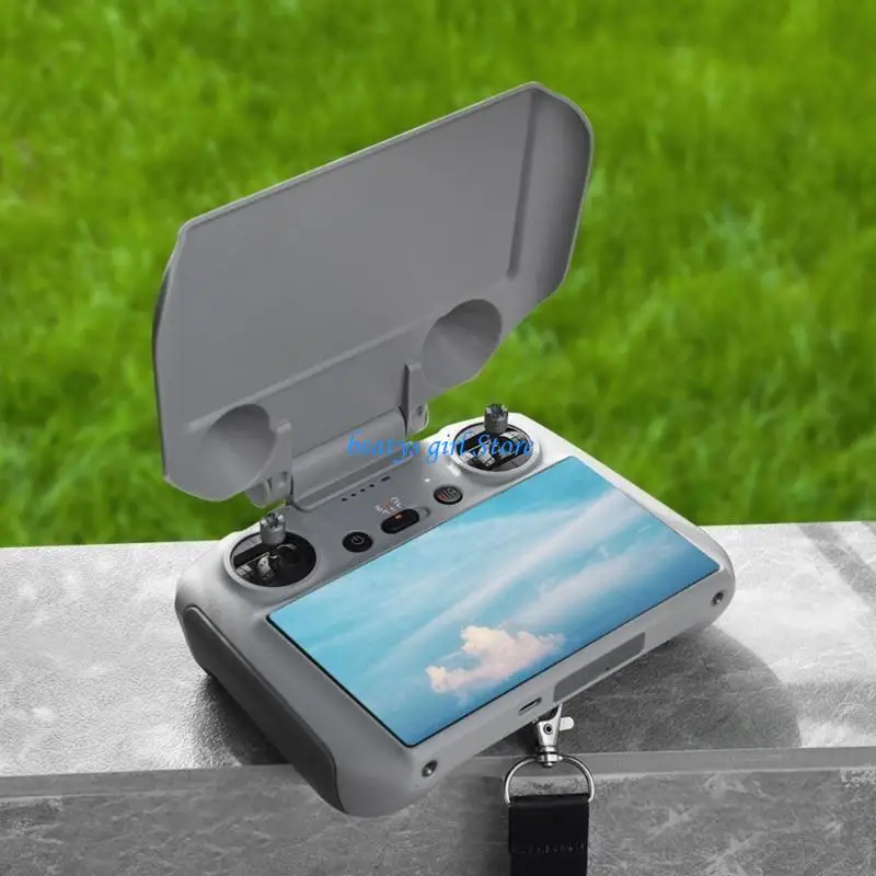 

C7AB Portable Remote Control Sunshade and Strap Combo ABS for Enhanced Visibility