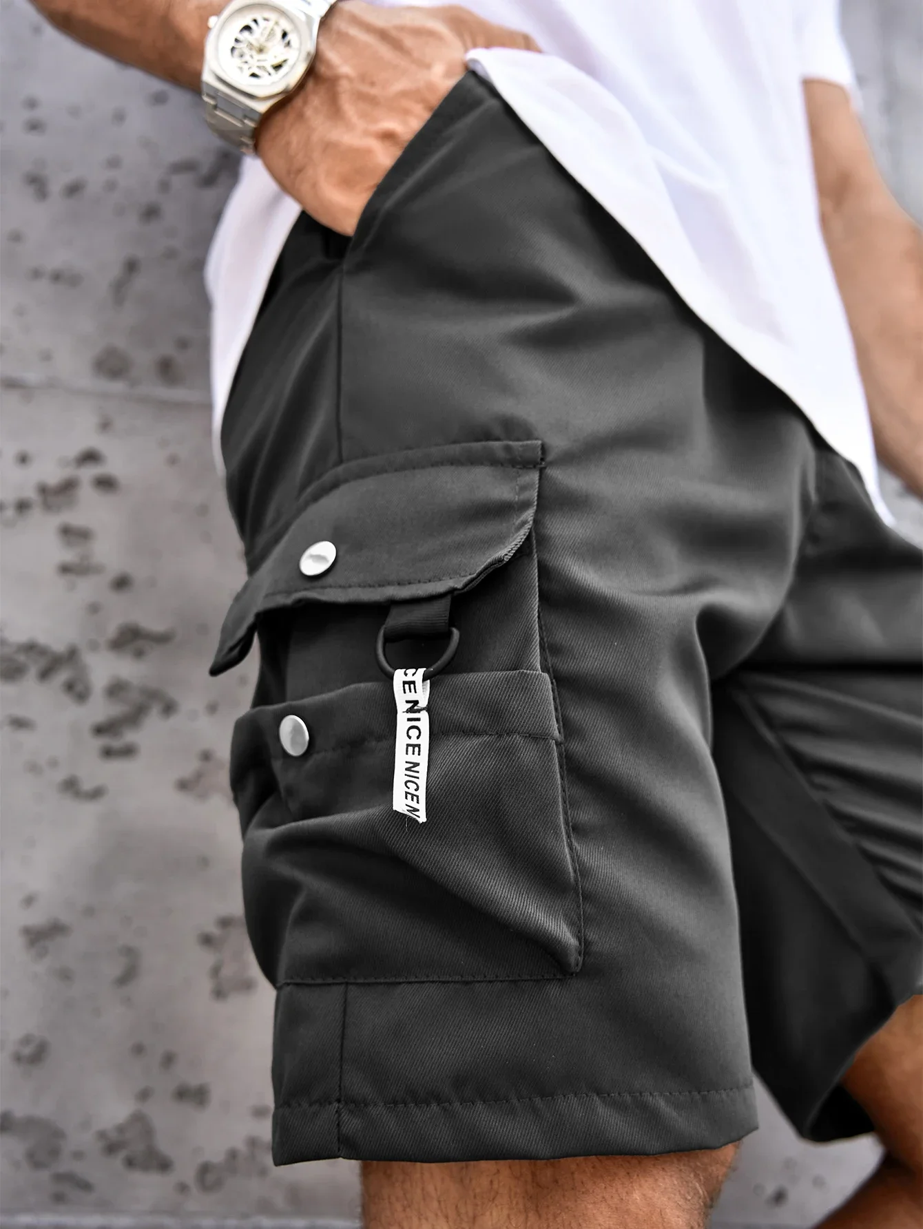 2026 Neue Cargo-Shorts Mode Lässige Shorts Laufshorts Sommer Herren Cargo-Shorts Bermuda Baumwolle Hohe Qualität Bestseller – Detail 6