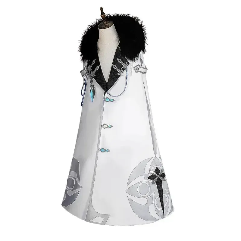 dd12Fatui Costume Cosplay Arlecchino Mantello Genshin Impact Dottore Fatui Harbinger Abiti Columbina Co