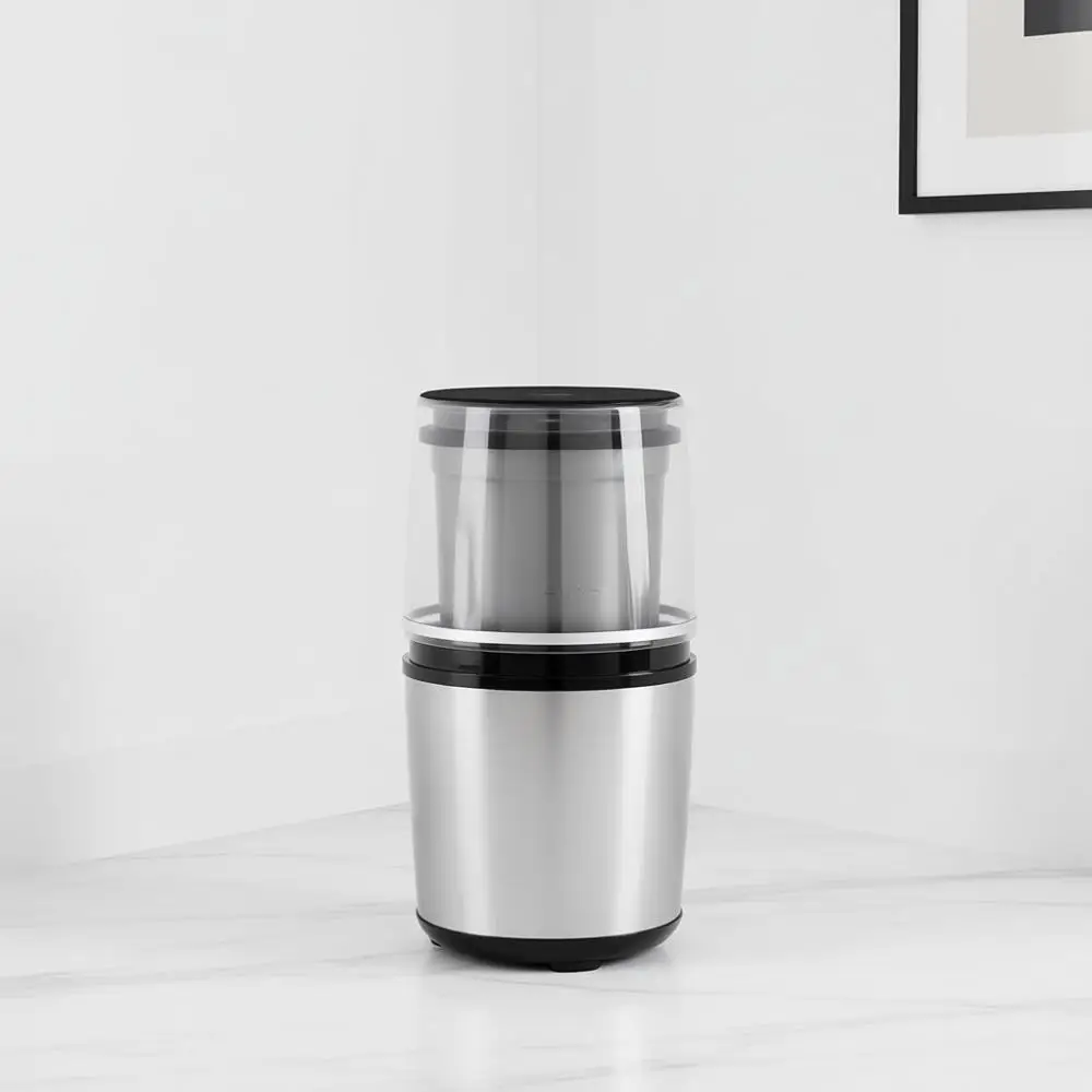 

Электрическая мельница для специй и орехов, нержавеющая сталь/черный, мини-формат