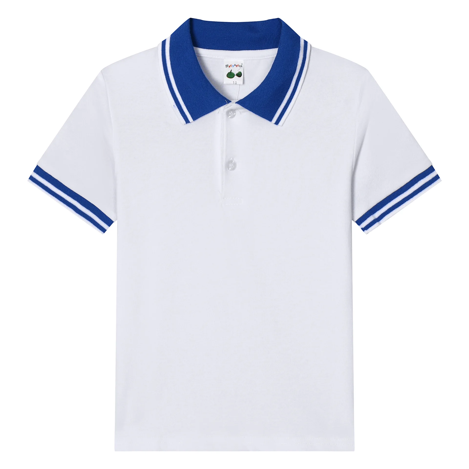 2024 New Children Polo Shirt Solid Kids Boys Polo Shirts Korea Fashion Boys Designer Clothes School Uniform 2-14 Years