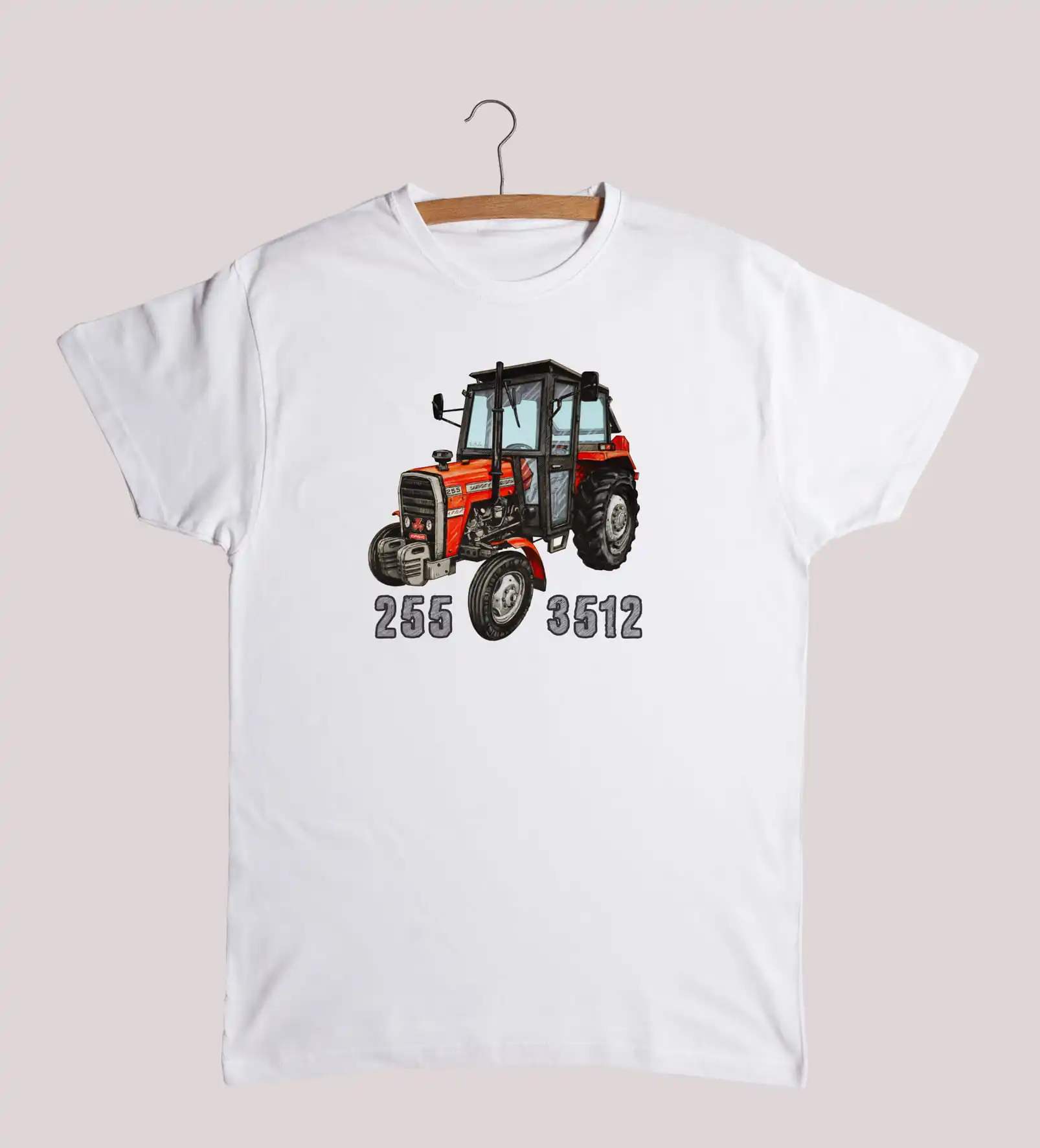 Poland Built Ursus MF-255/3512 Tractor T-Shirt. Summer Cotton Short Sleeve O-Neck Mens T Shirt New S-3XL