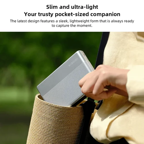 Imagen 2 del producto Versión Global Xiaomi Mi impresora fotográfica portátil 1S Bluetooth 5,2 ZINK tecnología sin tinta impresión inalámbrica 8 filtros Mi Home