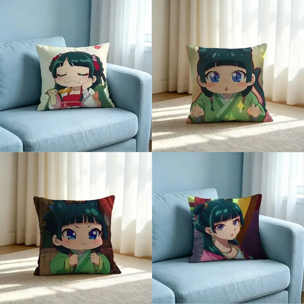 The Apothecary Diaries Customizable Square Pillowcases, Stylish And Soft, Perfect For Beds, Cars, And Sofas.