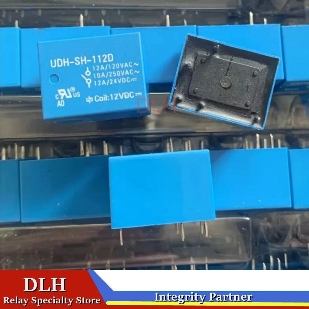 2PCS/LOT NewOriginal GOODSKY UDH-SH-112D UDH-SS-112D UDH-SH-124D UDH-SS-124D 5PINS 10A 12VDC 24VDC Power Relay