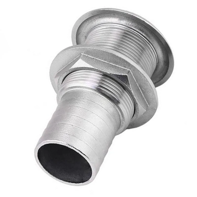 Kayak Fitting Fitting Yacht Canoe ​Stainless Steel Marine 1 pcs 2 inch 54mm Outlet and Drain Connection Boat