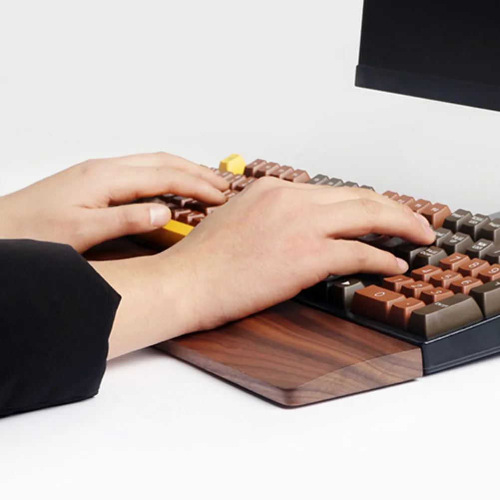Wrist Rest Wood - Wooden Keyboard Wrist Rest Walnut Solid