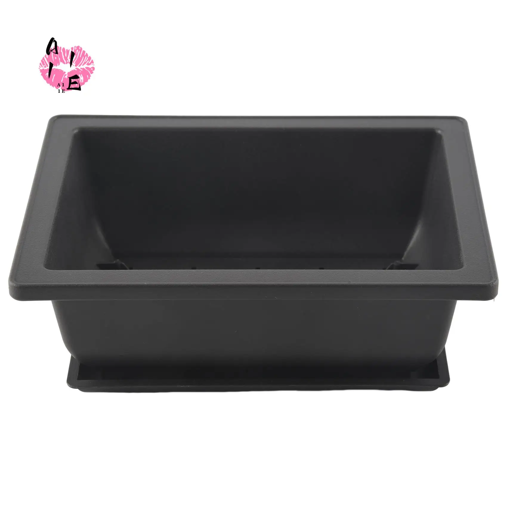

A11E-6-Piece Bonsai Pots-Classic Deep Wet Tray With Built-In Mesh-For Plants, Flowers, Herbs, Plastic Square Pots