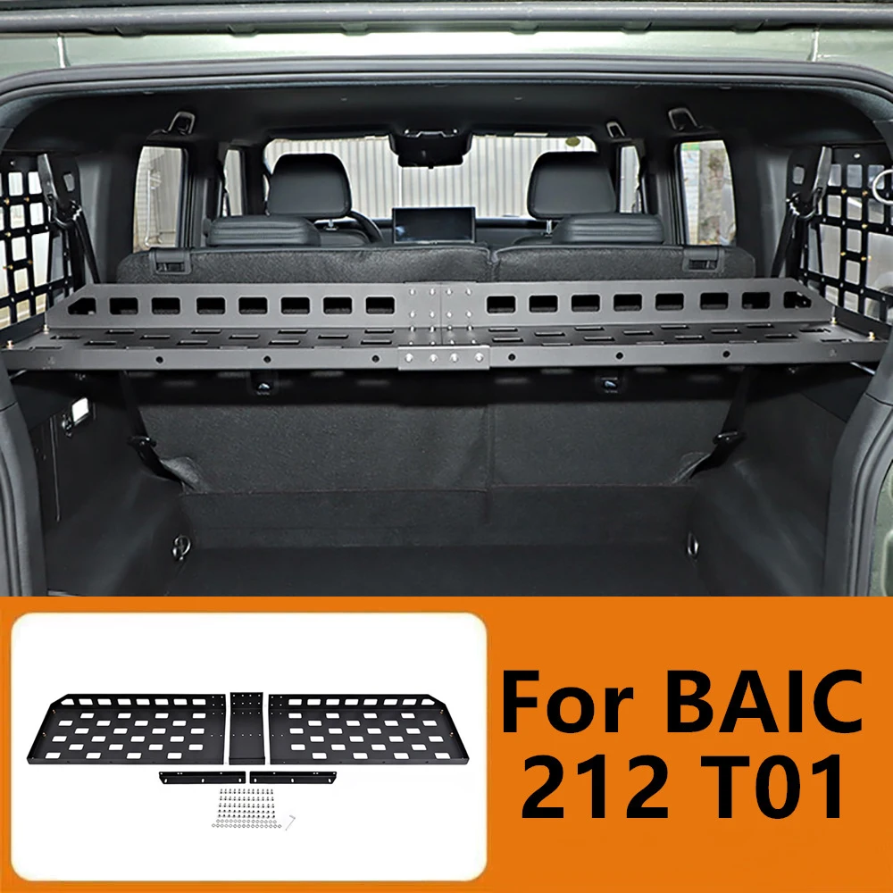 Kofferraum-Erweiterung Gepäckträger Offroad 4x4 Kofferraum-Aufbewahrungsregal Modifikations-Upgrade-Zubehör Passend für BAIC 212 T01 2024-2026