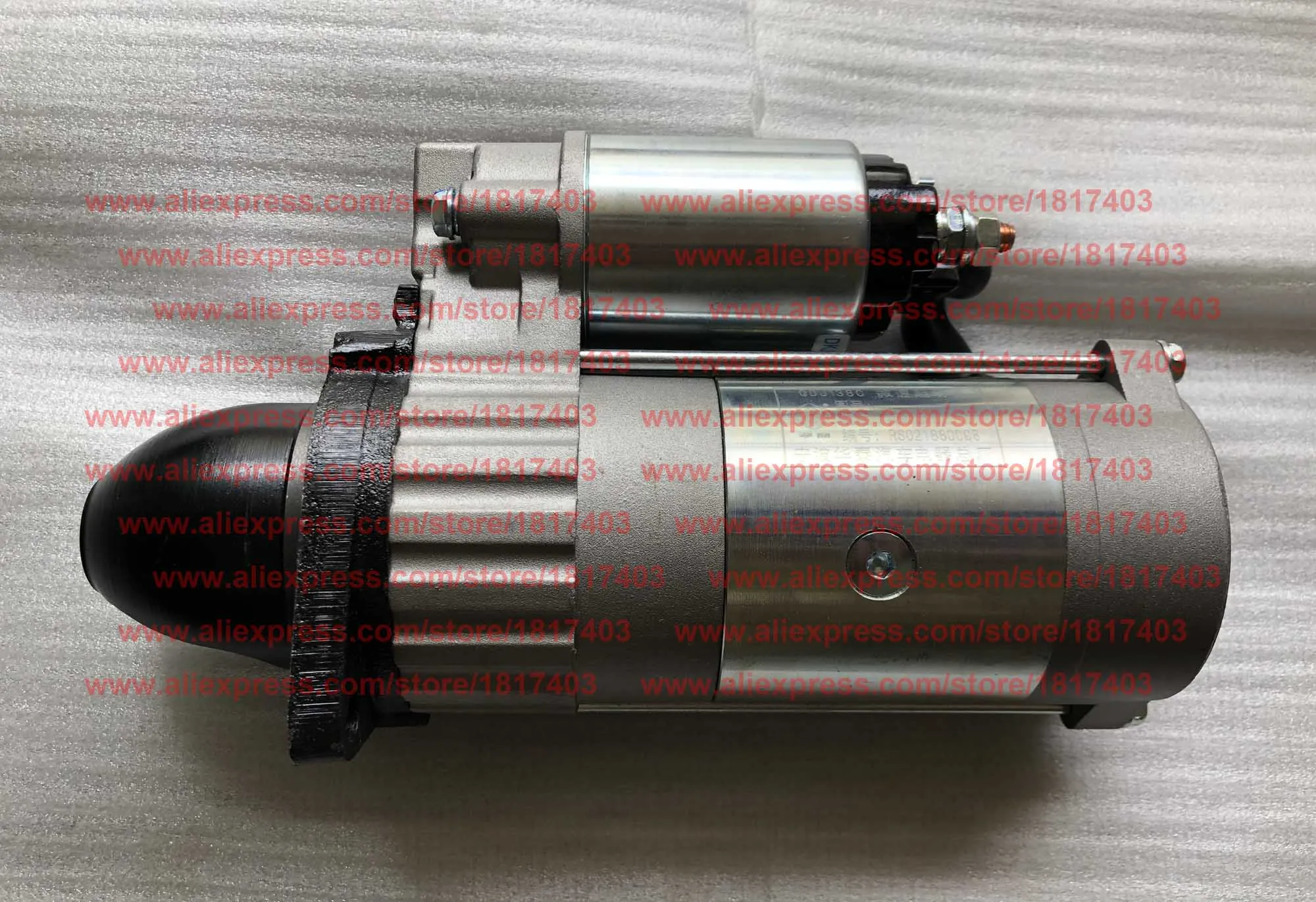 

QDJ138C Starter, gear-reduction, 12V, Yangdong / Laidong Parts, QDJ 138C, Y380T Y385T LL380 LL480 KM385 CZ475Q