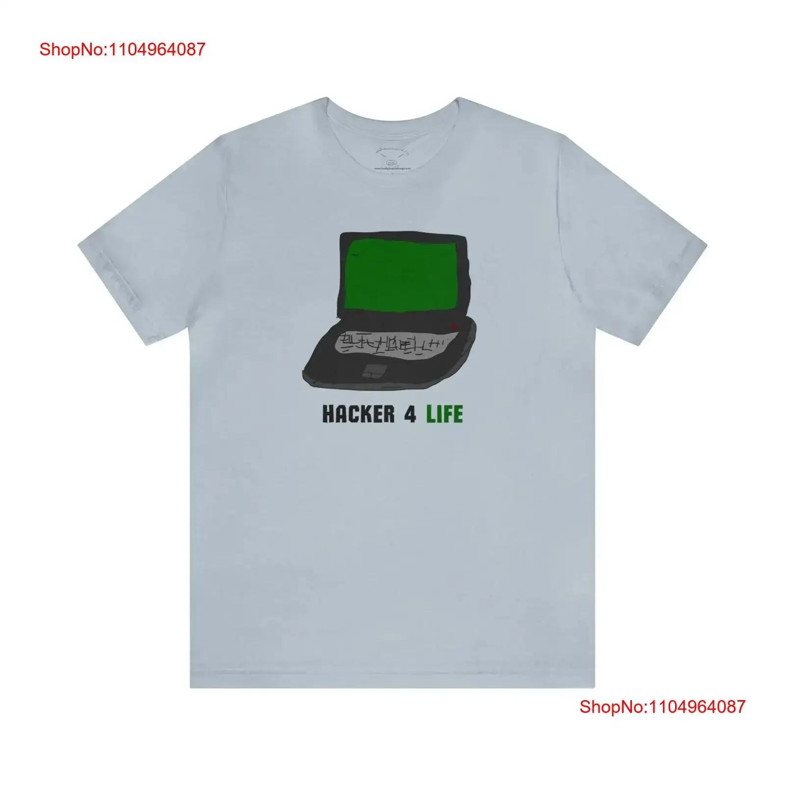 

Computer Hack Hacker Laptop DOS Funny T Shirt Badly Drawn Bad Drawing Jersey vintage Washed Breathable streetwear Slightly