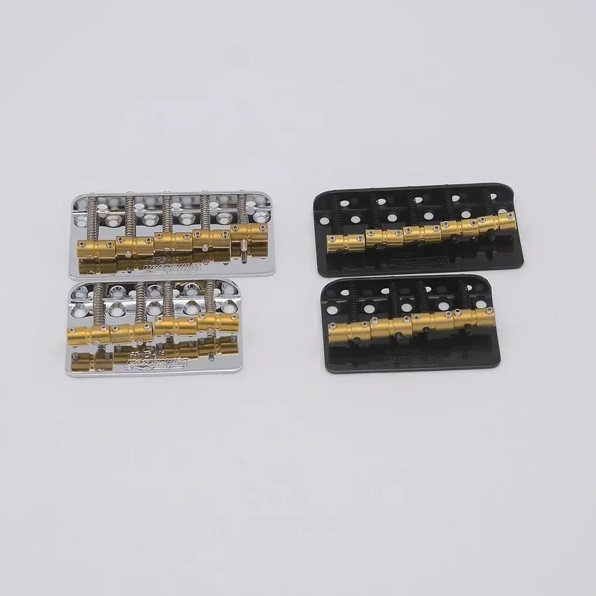H X Shop Store--Wilkinson WBBC Puente de bajo de 4/5 cuerdas – Actualización rígida vintage, carga superior para precisión/bajo de jazz (1 juego)