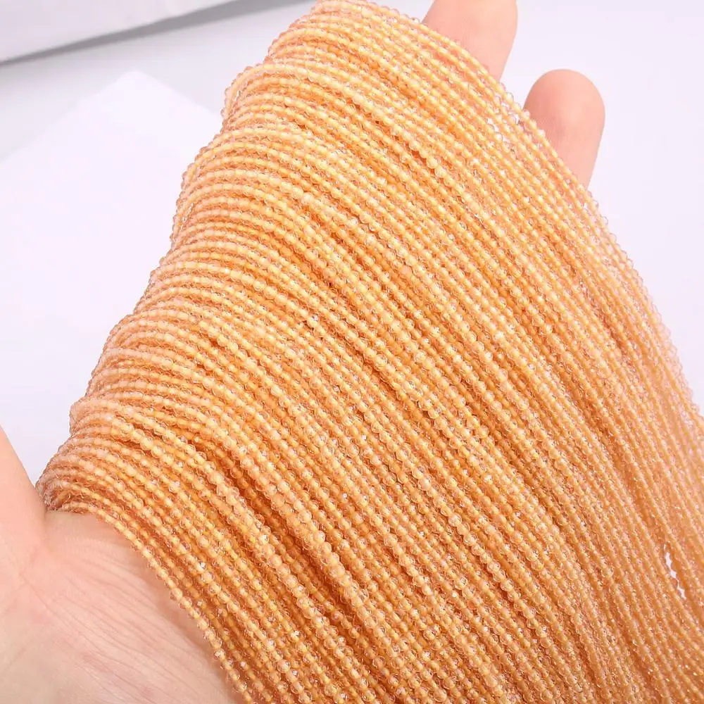 16 Strings Natural Stone Spinel Faceted Loose Spacing Beaded 2-3MM Jewelry Making DIY Necklace Earrings Accessory Gift