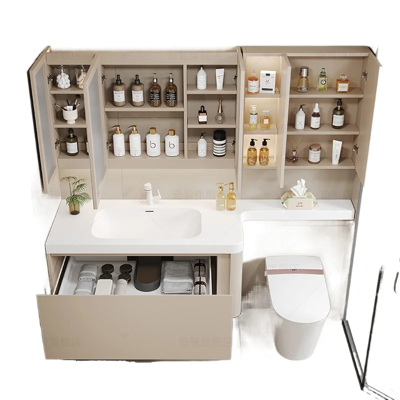 XC Basin Table  Minimalist Bathroom Cabinet Combination Bathroom Face and Hand Washing Pool Gargle Table Extension Customization