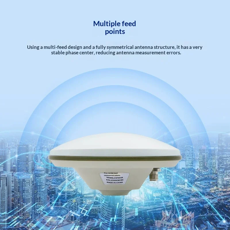 GNSS Mushroom Antenna High Gain Miniaturized Full Band Measuring Antenna Multi-system Compatible GPS Beidou Five-star Receiver A