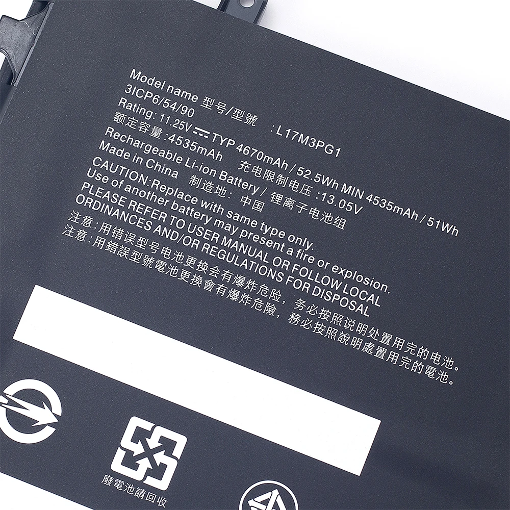SUOZHAN L17M3PG3 L17M3PG1 L17C3PG1 L17M3PG2 L17C3PG2 Battery for Lenovo Legion Y530-15ICH Y545-PG0 Y540-17IRH Y540-15IRH