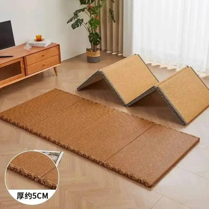 Japanese Mattresses Foldable Tatami Coconut Palm Mattress Office Nap Floor Sleeping Pad Home Bedroom Bay Window Hard Mattresses