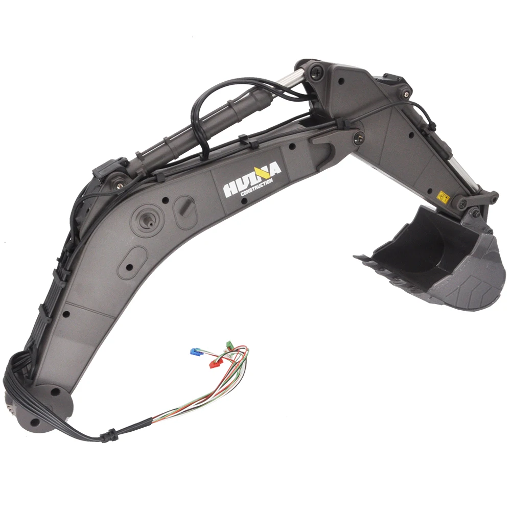 Huina 594 Excavator Original Arm, Push Rod, Body Cover, Tracks, Remote Receiver, Gearbox Motor, Bucket Toy Model Accessories