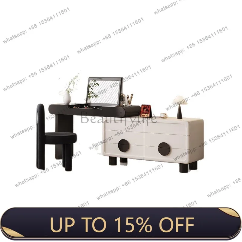 LSBER379-1 #Dresser Panda Solid Wood Dresser Drawer Cabinet Integrated Bedroom Paleo Small Apartment