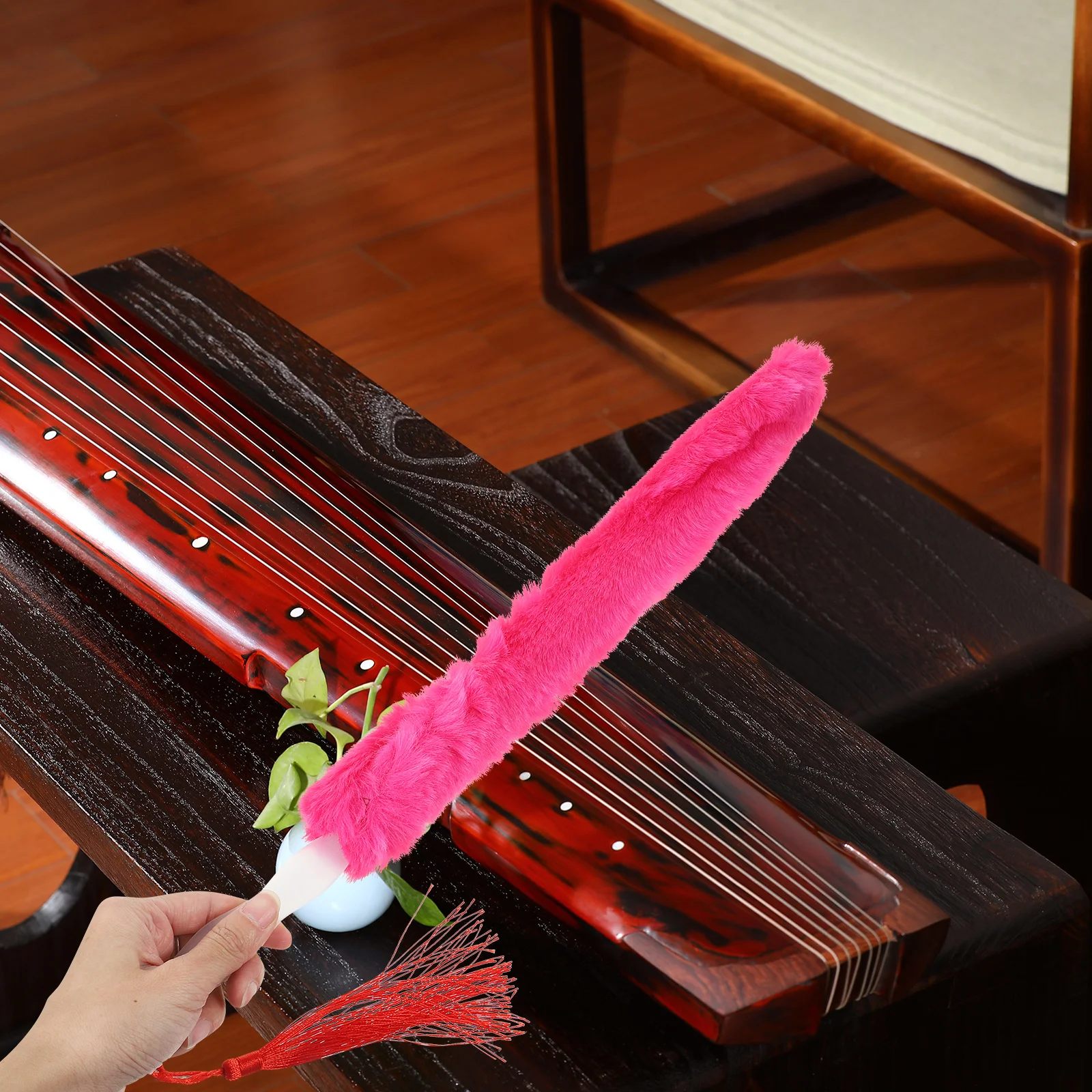 

Zither Cleaner Guzheng Cleaning Brush Chinese Instrument Musical Artificial Fiber