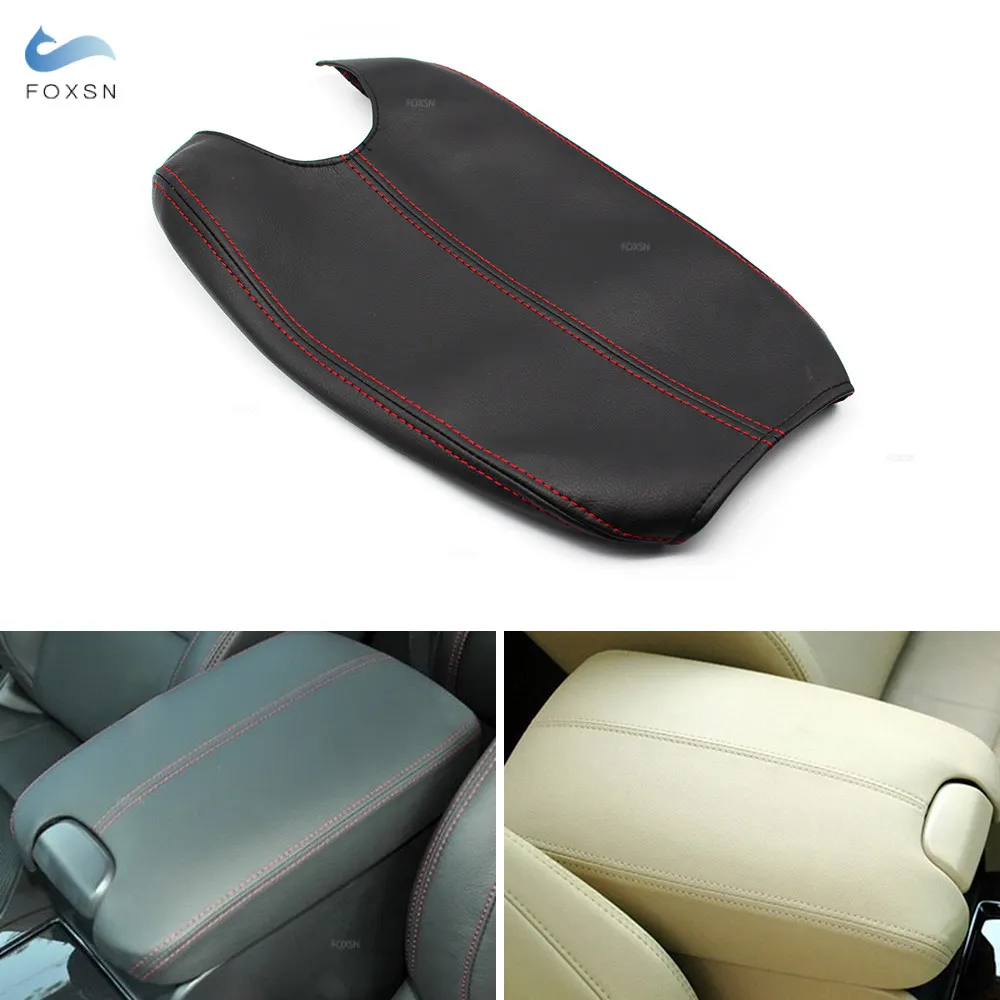 Car Accessories Center Console Armrest Box Cover Microfiber Leather Trim For Honda Accord 8th Gen 2008 2009 2010 2011 2012 2013