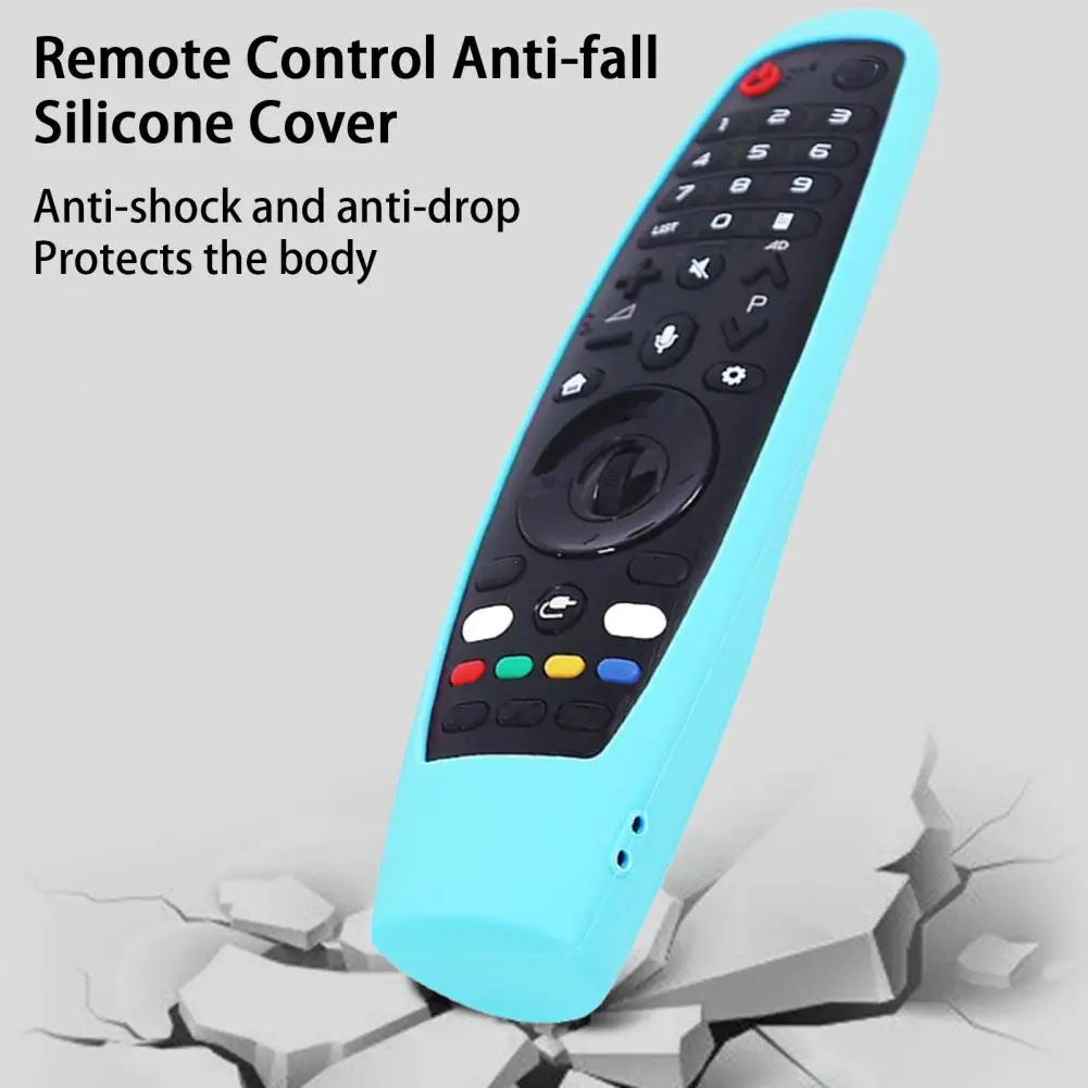 Funda mágica para Control remoto de TV inteligente, protector de silicona con textura antideslizante, Gel de sílice luminoso, para LG AM-MR650A