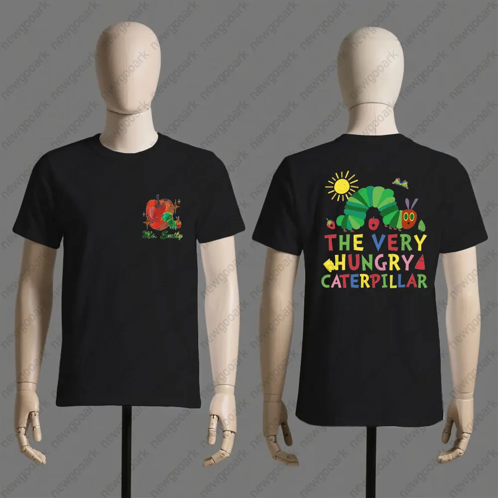 

Очень голодная гусеница, женские футболки с рисунком, летние стильные повседневные модные летние футболки Y2K, хлопковые футболки в стиле Харадзюку