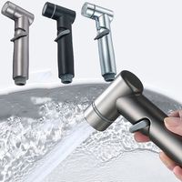 ABS Spray Shower Head Duarble High Pressure Bathroom Sprayer Bathroom Accessories Adjustable Handheld Toilet Bidet Douche